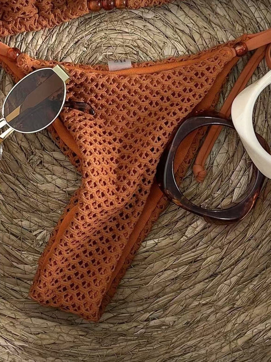 Women Halter Tie Bikini Two Piece Swimsuit Padded Beach Vacation Swimsuit